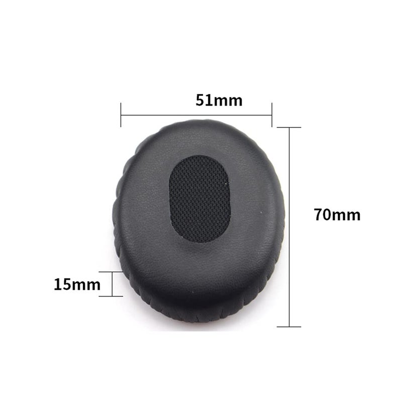 Saipomor QC3 Replacement Ear Cushions Kit Exact Replacement Ear Pads Compatible with Bose QC3 On-Ear OE1 Headphones - Image 2